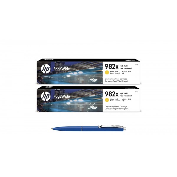 Pachet MAG4U Cartuse Cerneala Originale 2 bucati T0B29A (982X) Yellow si Pix Schneider