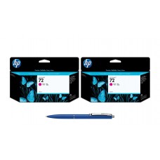 Pachet MAG4U Cartuse Cerneala Originale 2 bucati C9372A (72) Magenta si Pix Schneider
