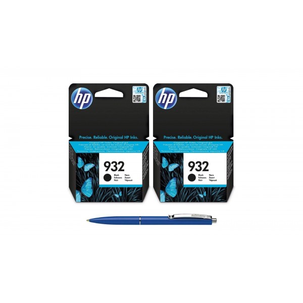 Pachet MAG4U Cartuse Cerneala Originale 2 bucati CN057AE (932) Black si Pix Schneider