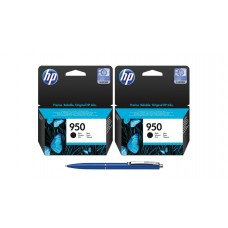 Pachet MAG4U Cartuse Cerneala Originale 2 bucati CN049AE (950) Black si Pix Schneider