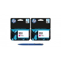 Pachet MAG4U Cartuse Cerneala Originale 2 bucati CN051AE (951) Magenta si Pix Schneider