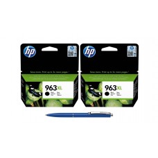 Pachet MAG4U Cartuse Cerneala Originale 2 bucati 3JA30AE (963XL) Black si Pix Schneider