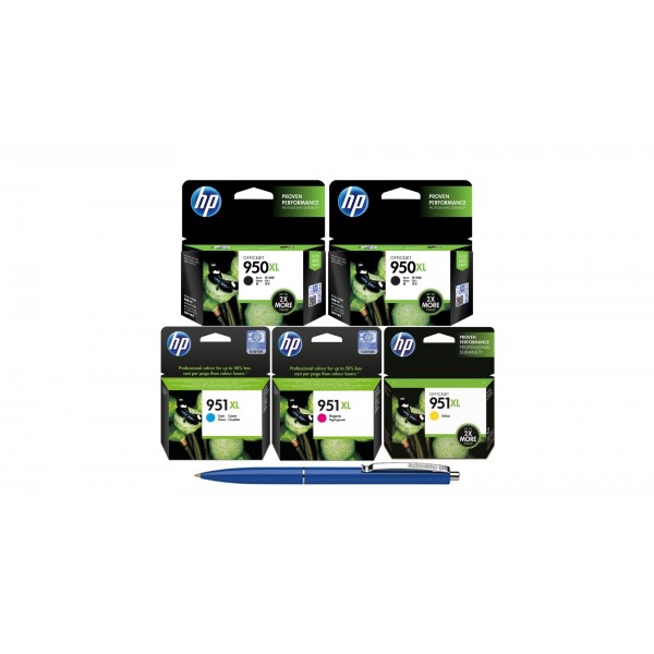 Pachet MAG4U Cartuse Cerneala Originale 5 bucati CN045AE Black si CN045AE Black si CN046AE Cyan si CN047AE Magenta si CN048AE Yellow si Pix Schneider