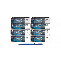 Pachet MAG4U Cartuse Cerneala Originale 2X L0S07AE (973X) Black, 2X F6T81AE (973X) Cyan, 2X F6T82AE (973X) Magenta, F6T83AE (973X) Yellow si Pix Schneider