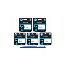 Pachet MAG4U Cartuse Cerneala Originale 5 bucati 3YL80AE Black si 3YL80AE Black si 3YL77AE Cyan si 3YL78AE Magenta si 3YL79AE Yellow si Pix Schneider