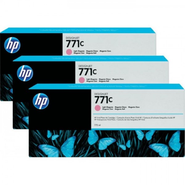 Cartus cerneala Original HP771C, B6Y35A Magenta deschis, 2325ml