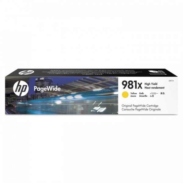 Cartus cerneala Original HP981X, L0R11A Galben, 114ml