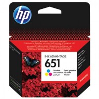 Cartus cerneala Original HP651, C2P11AE Color, 300pagini
