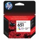 Cartus cerneala Original HP651, C2P11AE Color, 300pagini