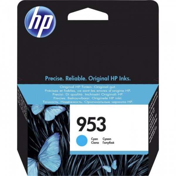 Cartus cerneala Original HP953, F6U12AE Cyan, 9ml