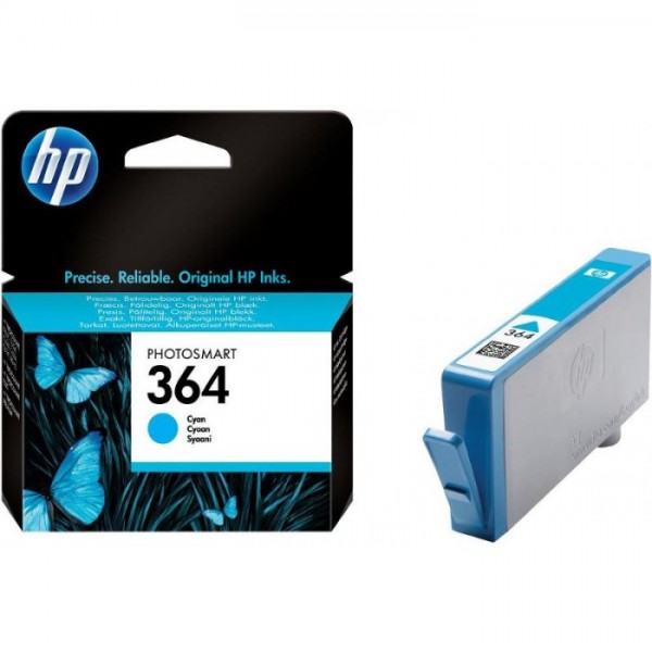 Cartus cerneala Original HP364, CB318EE Cyan, 3ml