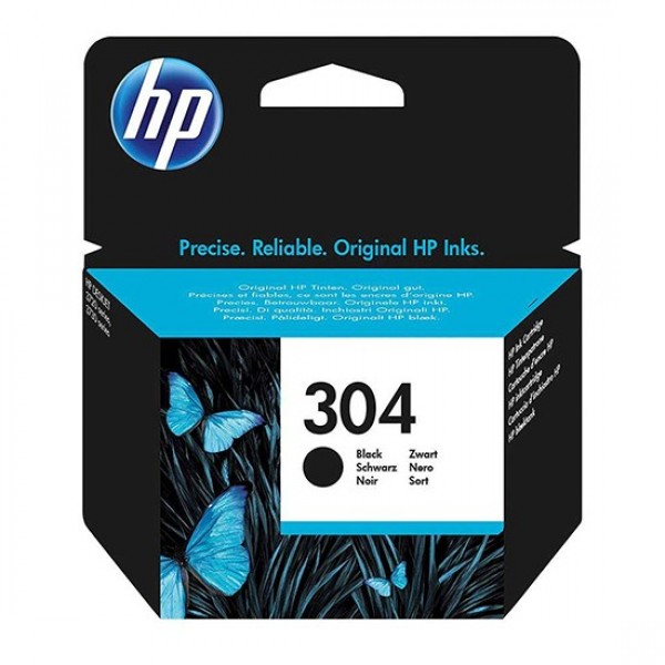 Cartus cerneala Original HP304, N9K06AE Negru, 4ml