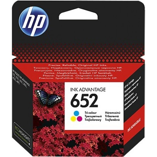 Cartus Cerneala Original HP652 F6V24AE Color 200 pagini
