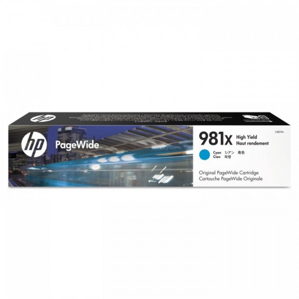 Cartus cerneala Original HP981X, L0R09A Cyan, 116ml