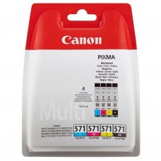 Cartus Cerneala Original Canon CLI-571B+C+M+Y Multipack 28 ml