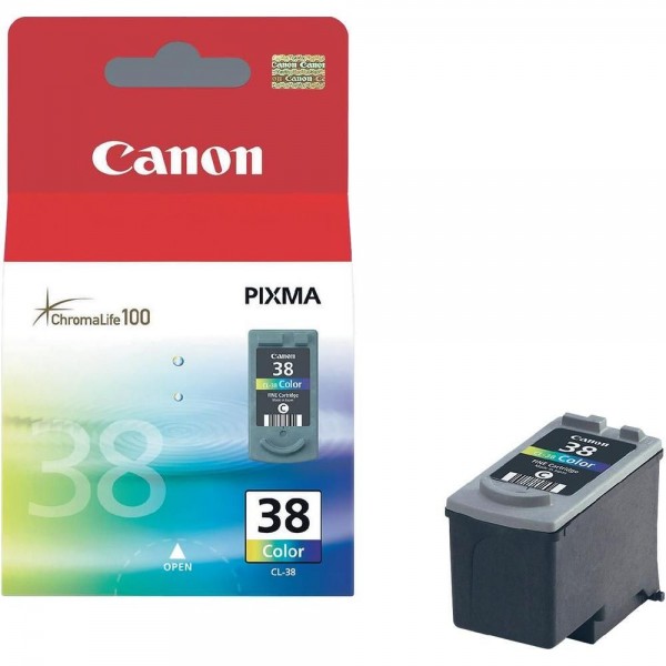 Cartus Cerneala Original Canon CL-38 Color 9 ml