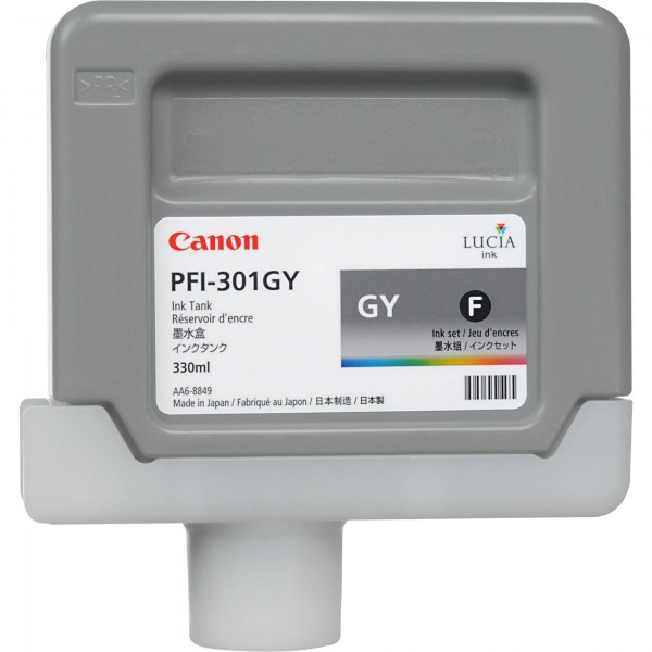 Cartus Cerneala Original Canon PFI-301GY Gri 330 ml