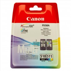 Pachet Cartuse Cerneala Original Canon PG-510 + CL-511Multipack Multipack si pix Schneider