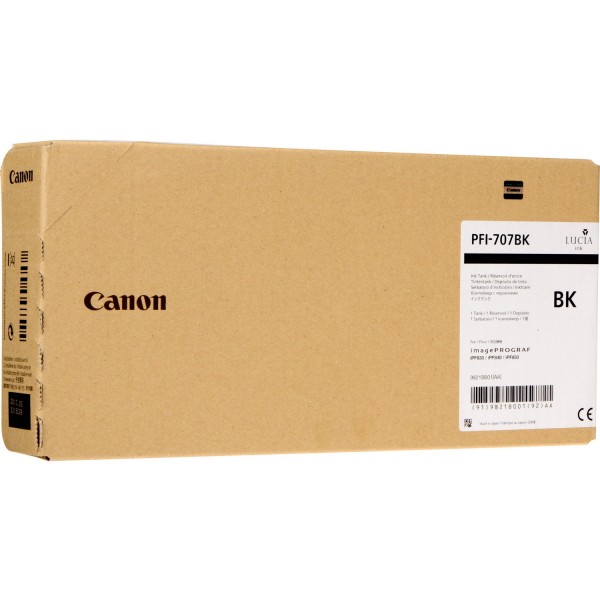 Cartus Cerneala Original Canon PFI-707B Negru 700 ml
