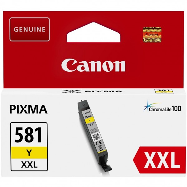 Cartus Cerneala Original Canon CLI-581XXLY Galben 11.7 ml