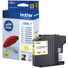 Cartus cerneala Brother Original LC225XLY Galben 1200 Pagini