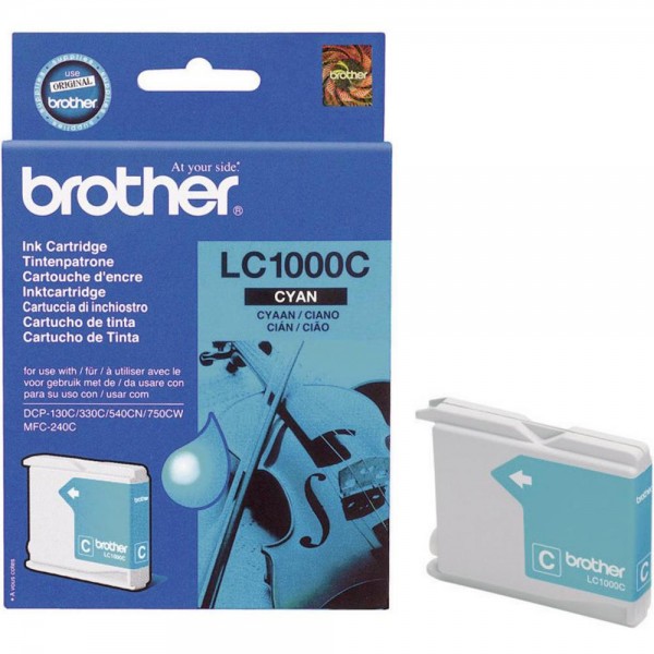 Cartus cerneala Brother Original LC1000C Cyan 400 Pagini