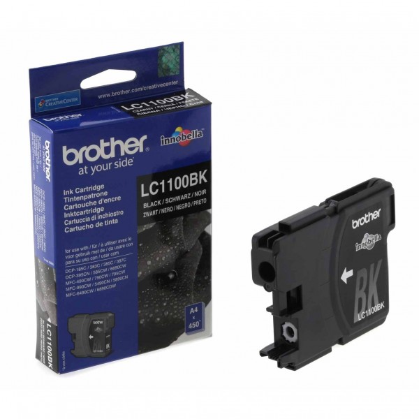 Cartus cerneala Brother Original LC1100BK Negru 450 Pagini