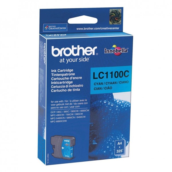 Cartus cerneala Brother Original LC1100C Cyan 325 Pagini