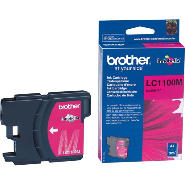 Cartus cerneala Brother Original LC1100M Magenta 325 Pagini