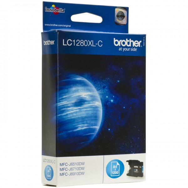 Cartus cerneala Brother Original LC1280XLC Cyan 1200 Pagini