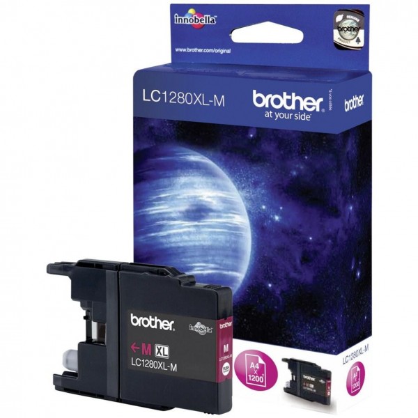 Cartus cerneala Brother Original LC1280XLM Magenta 1200 Pagini