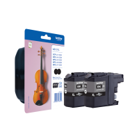 Cartus cerneala Brother Original LC127XLBKBP2 Negru 1200 Pagini