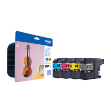 Cartus cerneala Brother Original LC127XLVALBP Negru si color 1200 Pagini