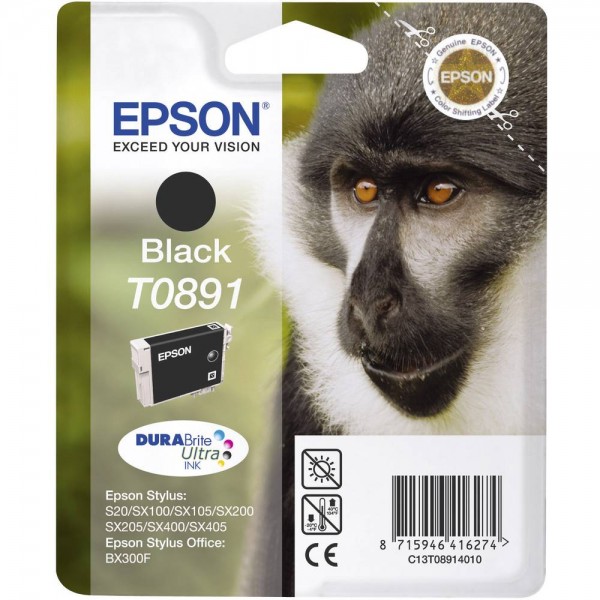 Epson C13T08914011 (T0891) cartus cerneala negru 5.8ml