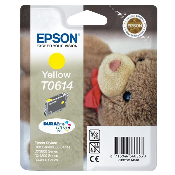Epson C13T06144010 (T0614) cartus cerneala galben 8ml