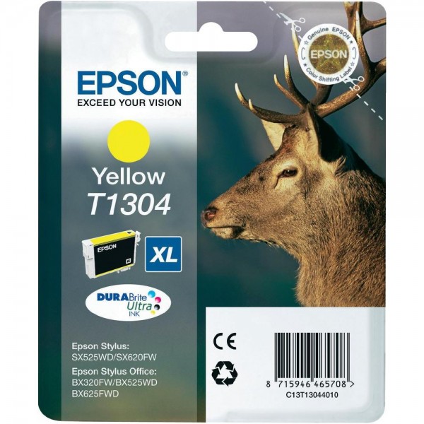 Epson C13T13044010 (T1304) cartus cerneala galben 10.1ml