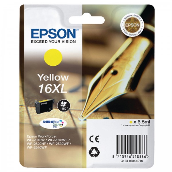 Epson C13T16344010 (16XL) cartus cerneala galben 6.5ml