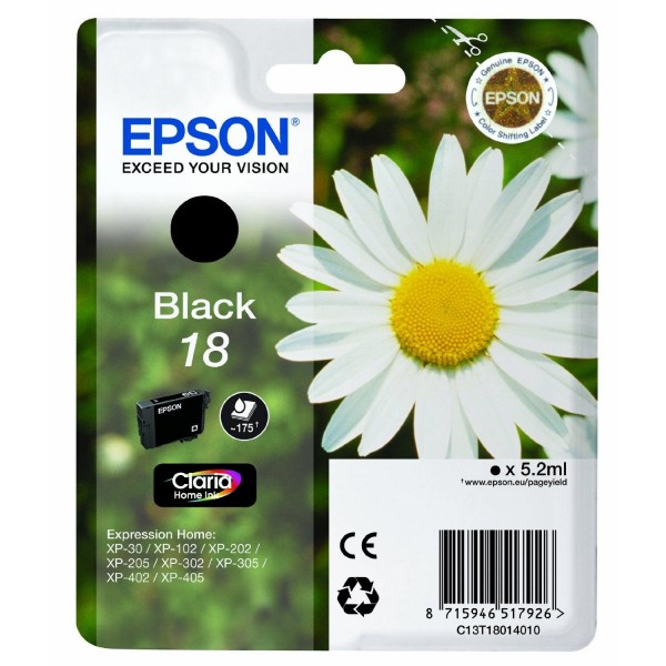 Epson C13T18014010 (18) cartus cerneala negru 5.2ml