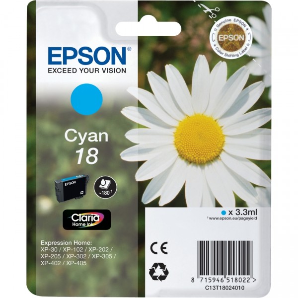Epson C13T18024010 (18) cartus cerneala cyan 3.3ml