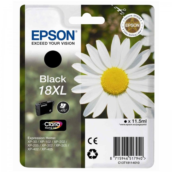 Epson C13T18114010 (18XL) cartus cerneala negru 11.5ml