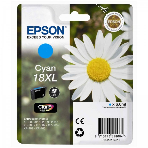 Epson C13T18124010 (18XL) cartus cerneala cyan 6.6ml