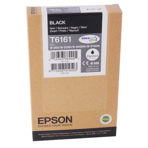 Epson C13T616100 (T6161) cartus cerneala negru 76ml