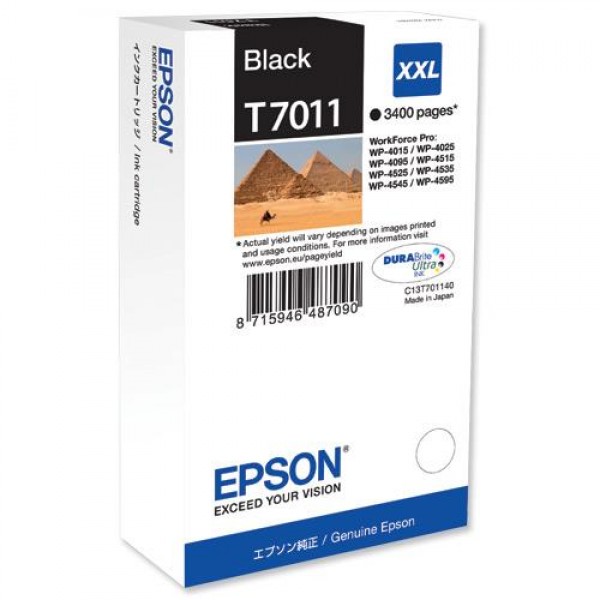Epson C13T70114010 (T7011 XXL) cartus cerneala negru 63.2ml