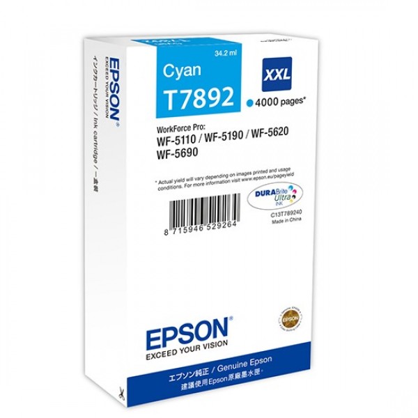 Cartus cerneala C13T789240 (T7892) cyan Epson 34.2 ml