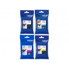 Set Cartus cerneala Brother Original LC3617BK Negru LC3617C Cyan LC3617M Magenta LC3617Y Galben 2200 pagini si pix Schneider
