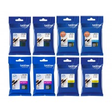 Set Cartus cerneala Brother Original 2x LC3617BK Negru 2x LC3617C Cyan 2x LC3617M Magenta 2x LC3617Y Galben 4400 pagini si pix Schneider
