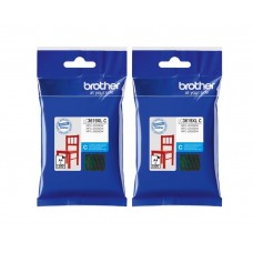 Set Cartus cerneala Brother Original 2x LC3619XLC Cyan 3000 pagini si pix Schneider