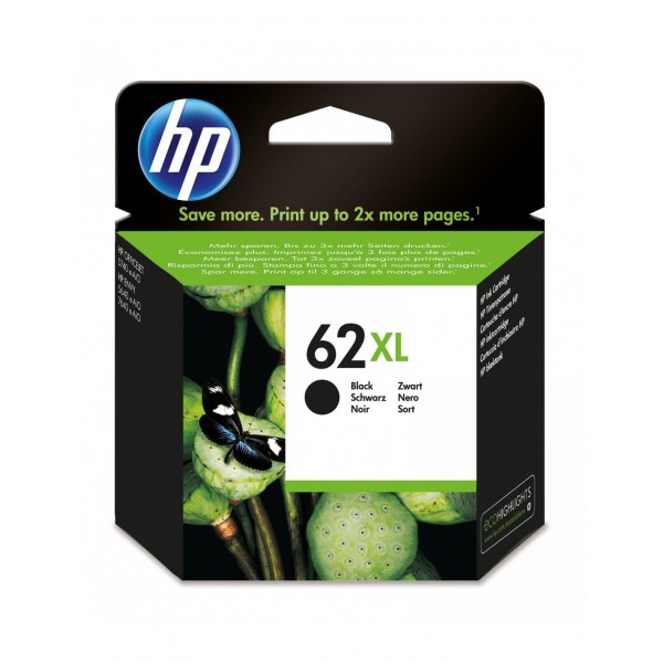 Cartus cerneala Original HP62XL, C2P05AE Negru, 600pagini