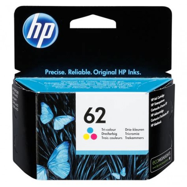 Cartus cerneala Original HP62, C2P06AE Color, 165pagini