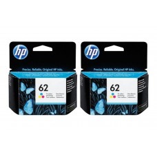 Set Cartus cerneala Original HP62, 2xC2P06AE Color, 330pagini si Pix Schneider